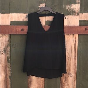 Black sleeveless Top